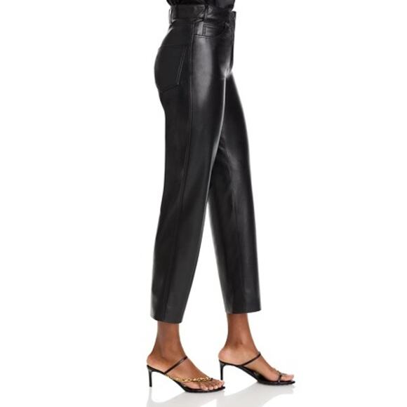 Generation Love Emmett Faux Leather Pants Black Approx Size 2-4 NWOT - Picture 8 of 9